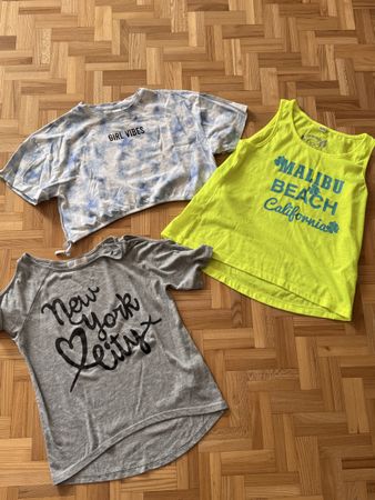 Lot de 3 hauts d'été pour fille, taille 152