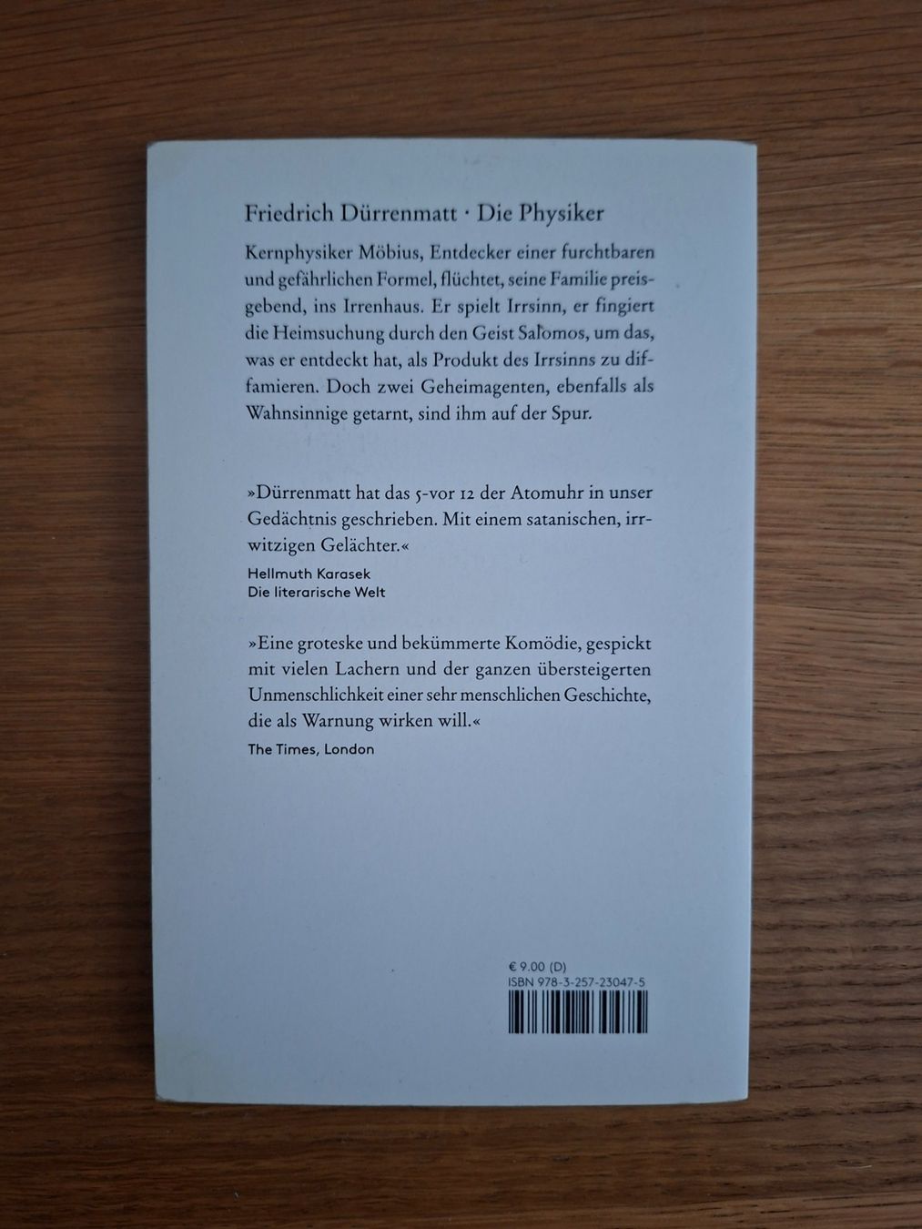 Bücher: Dürrenmatt - Die Physiker – Gebraucht aus Belp von prefadeprophet 1
