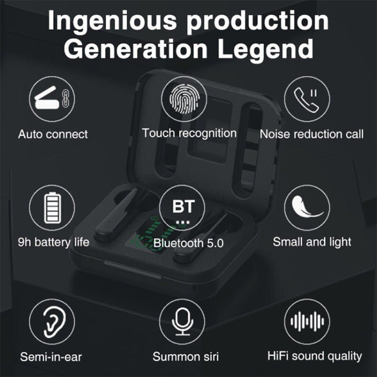 Cuffie: L12 Bluetooth 5.0 TWS Touch Digitalanzeige Drahtloser Blueto – Nuovo e nell'imballaggio originale da Aesch BL venduto da maerktplatzcom 1