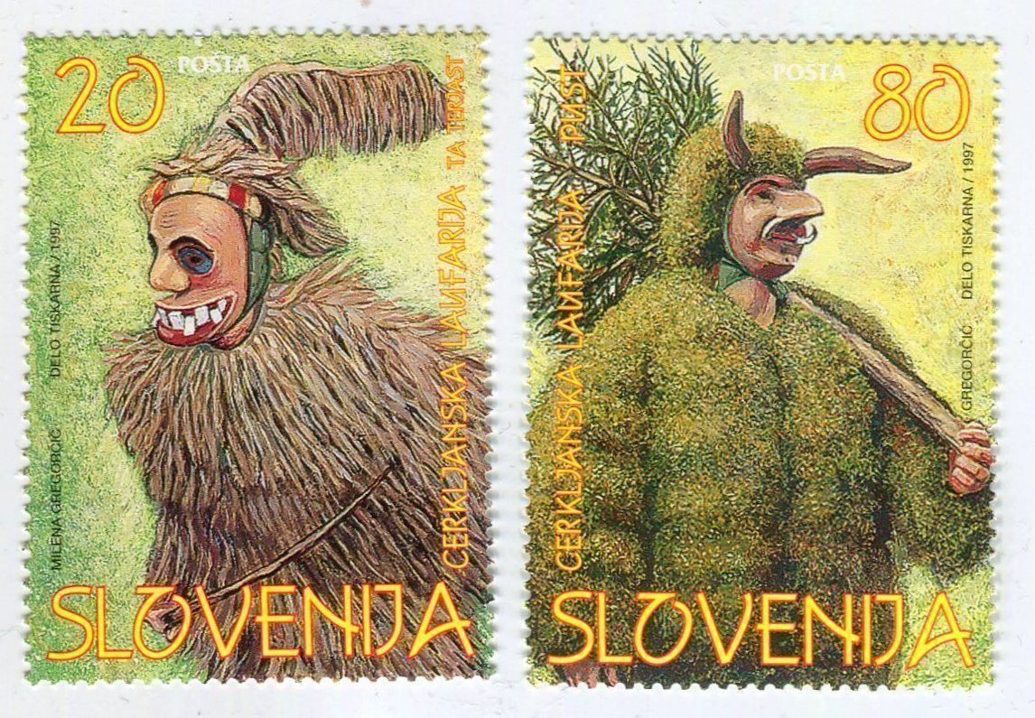 Tous les timbres: Briefmarken "Karneval". Slowenien. – Neuf avec emballage d'origine à Basel par Butsch5
