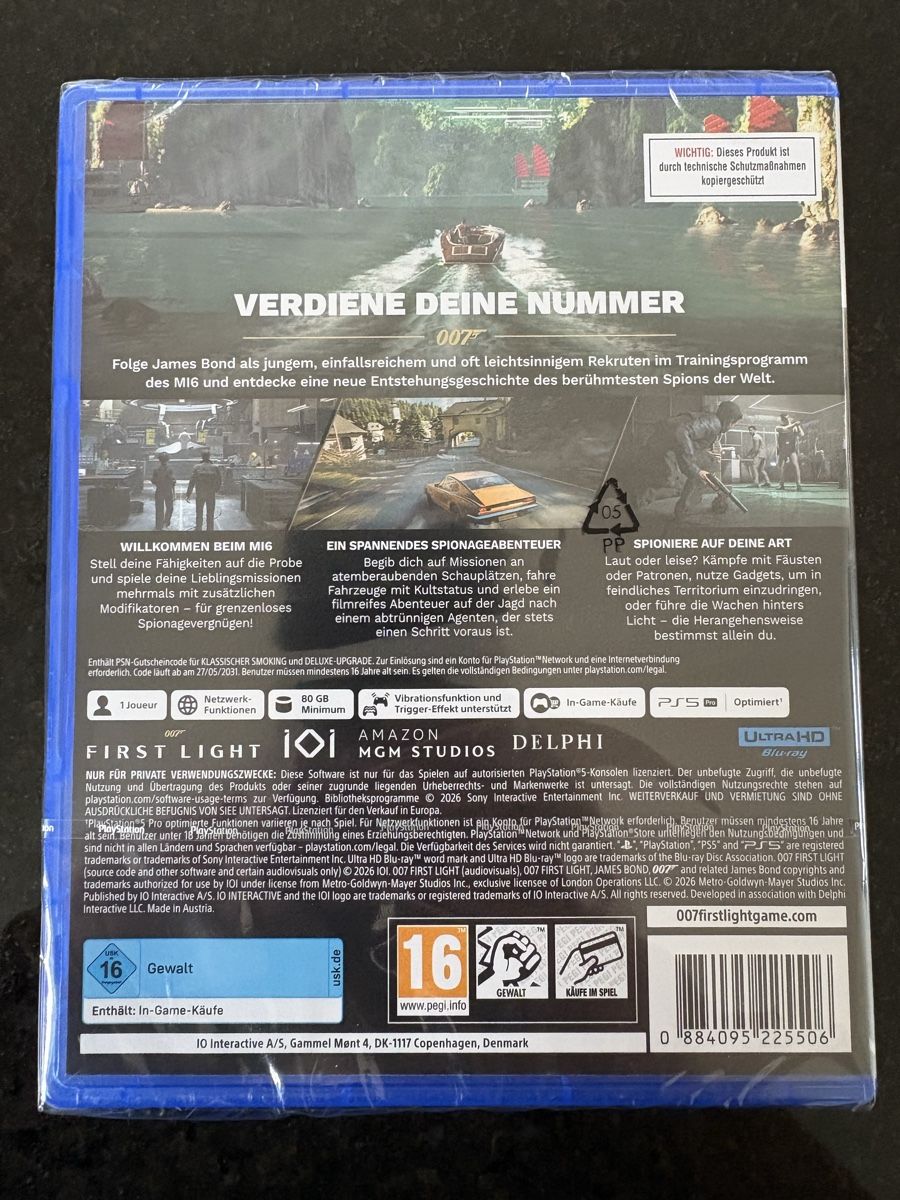 Giochi: 007 First Light PS5 Spiel  Neu – Nuovo e nell'imballaggio originale da Nottwil venduto da Regis1108 1