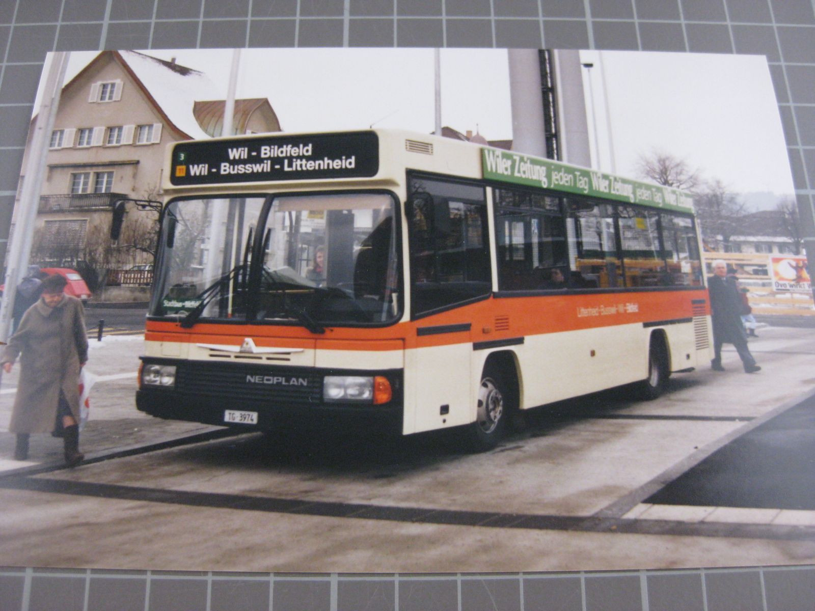 Cartoline postali: Echtfoto Bus Wil – Usato da Malters venduto da Marosko
