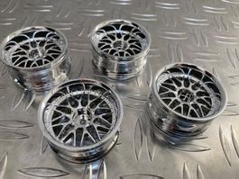 RC Felgensatz 1:10 «Voltec TB Chrom» 26mm NEU!
