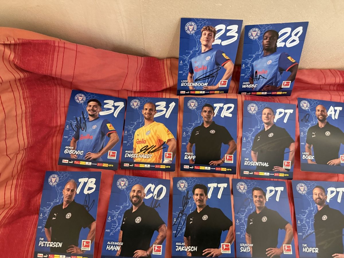 Autografi: Autogrammkartenset Hollenstein Kiel – Usato da Rüschlikon venduto da andi_841 1