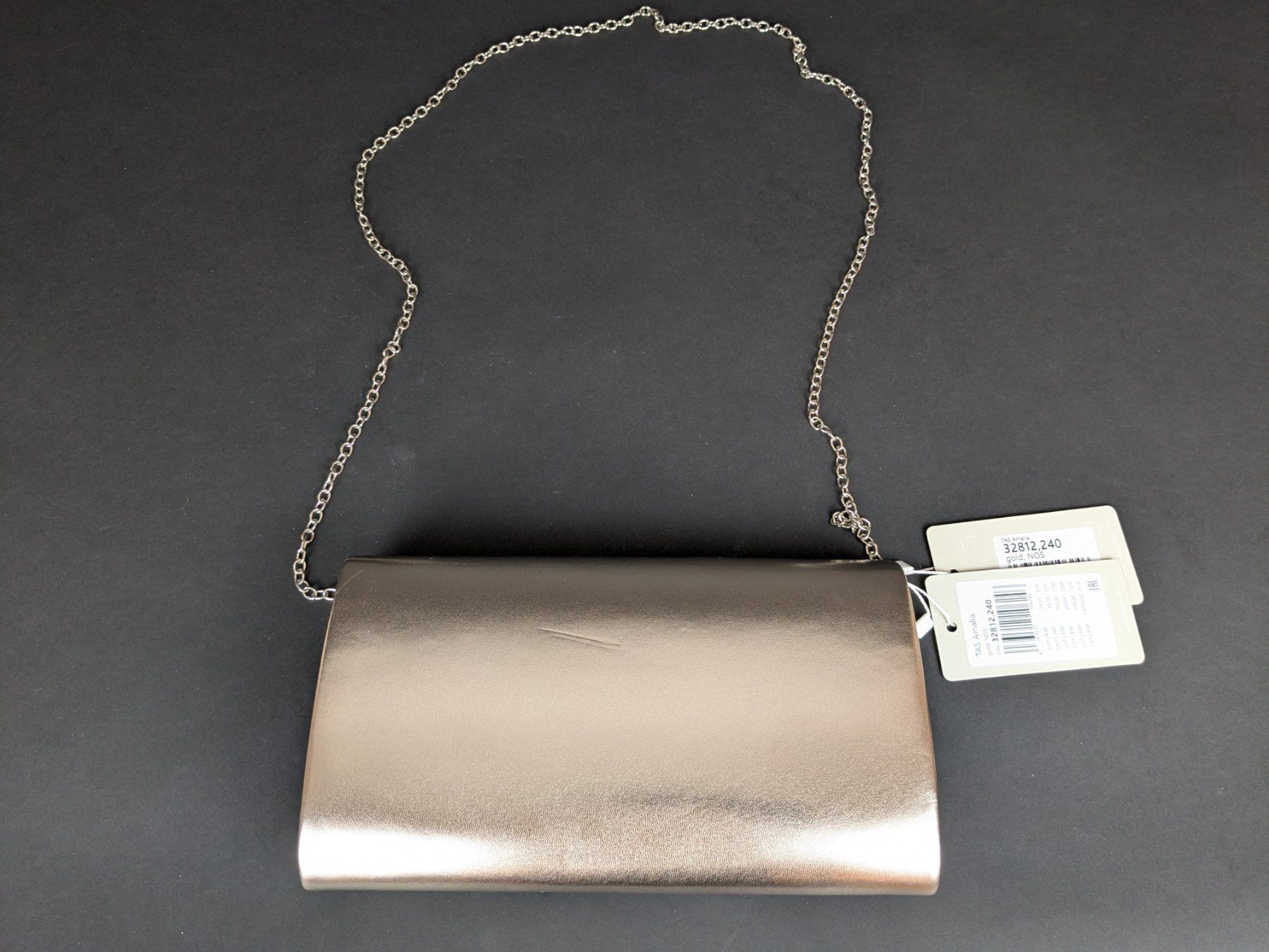 Tamaris Borse da donna: TAMARIS Clutch Tasche Gold – Nuovo (secondo la descrizione) da Thun venduto da Restwert_Thun 2