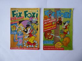 Nostalgische Hefte: Fix u. Foxi, Band 15 und 43, 1988