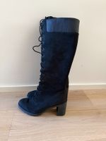 Schwarze Timberland Schnürstiefel Grösse 38