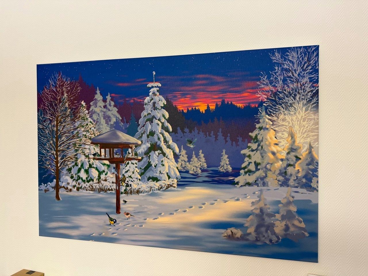 Dipinti: Winterbild Digital-Art – Nuovo (secondo la descrizione) da Oberägeri venduto da Piccoloparadiso 3