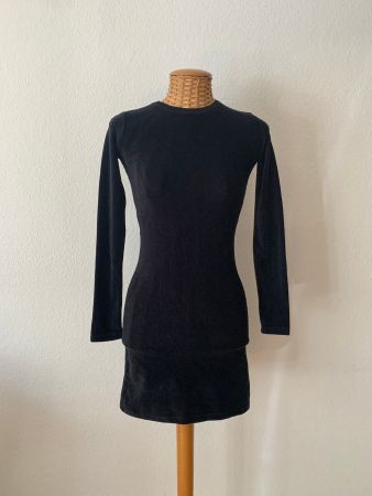 PULL & BEAR - Cordkleid schwarz XS