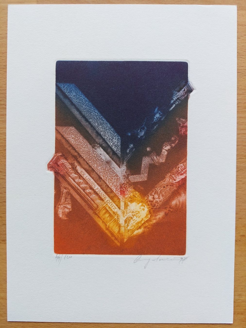 Dipinti: Exlibris Petr Augustovic - Original Radierung signiert – Usato da Obfelden venduto da Exlibris-Art