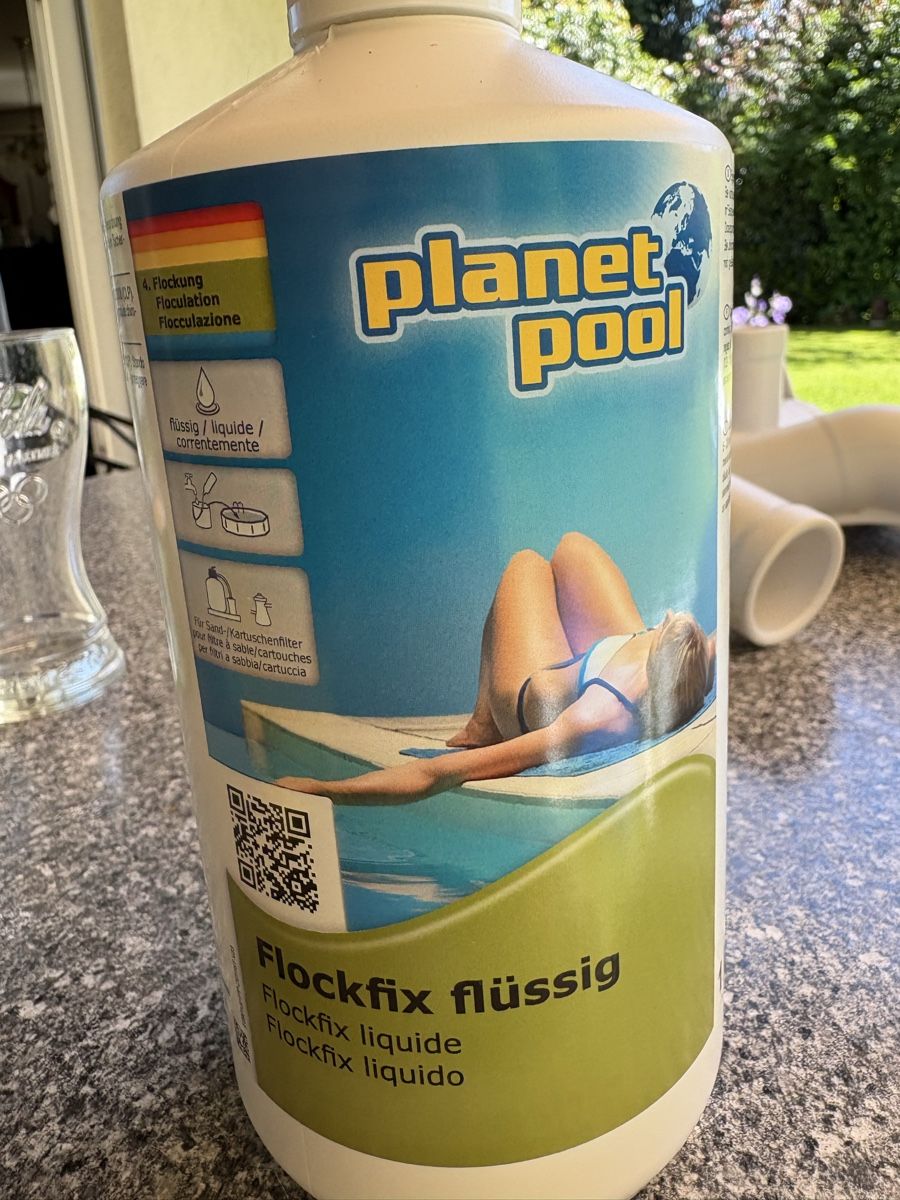 Piscine: FLOCKfix flüssig planet pool – Nuovo (secondo la descrizione) da Herzogenbuchsee venduto da warrior77 3