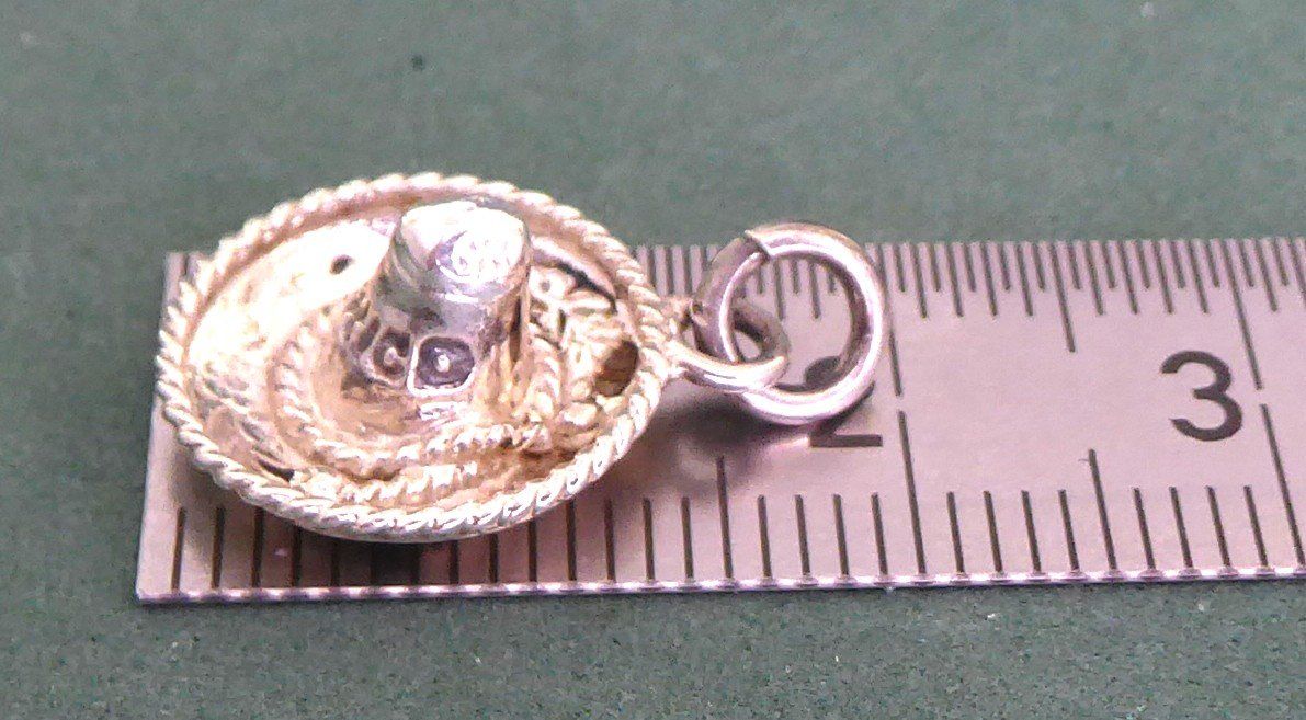 Ciondoli: Anhänger Sombrero Hut 925 Silber – Usato da Muri AG venduto da silvermouse007 3