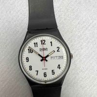 Armbanduhr Swatch Quartz «hey Herrenmode» 1980er-Jahre RAR