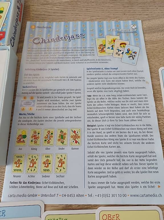 Spiele: Chinderjass / Tschau Sepp – Gebraucht aus Brunnen von 77miul77 2