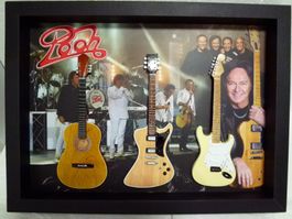Bild POOH, 3Stk. Modell Gitarren, Unikat (B.50cm x H.37cm)