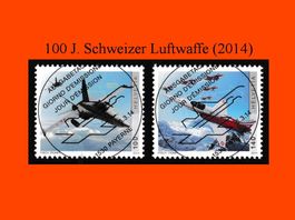 Vollstempel-Serie "100 Jahre Schweizer Luftwaffe" (2014)