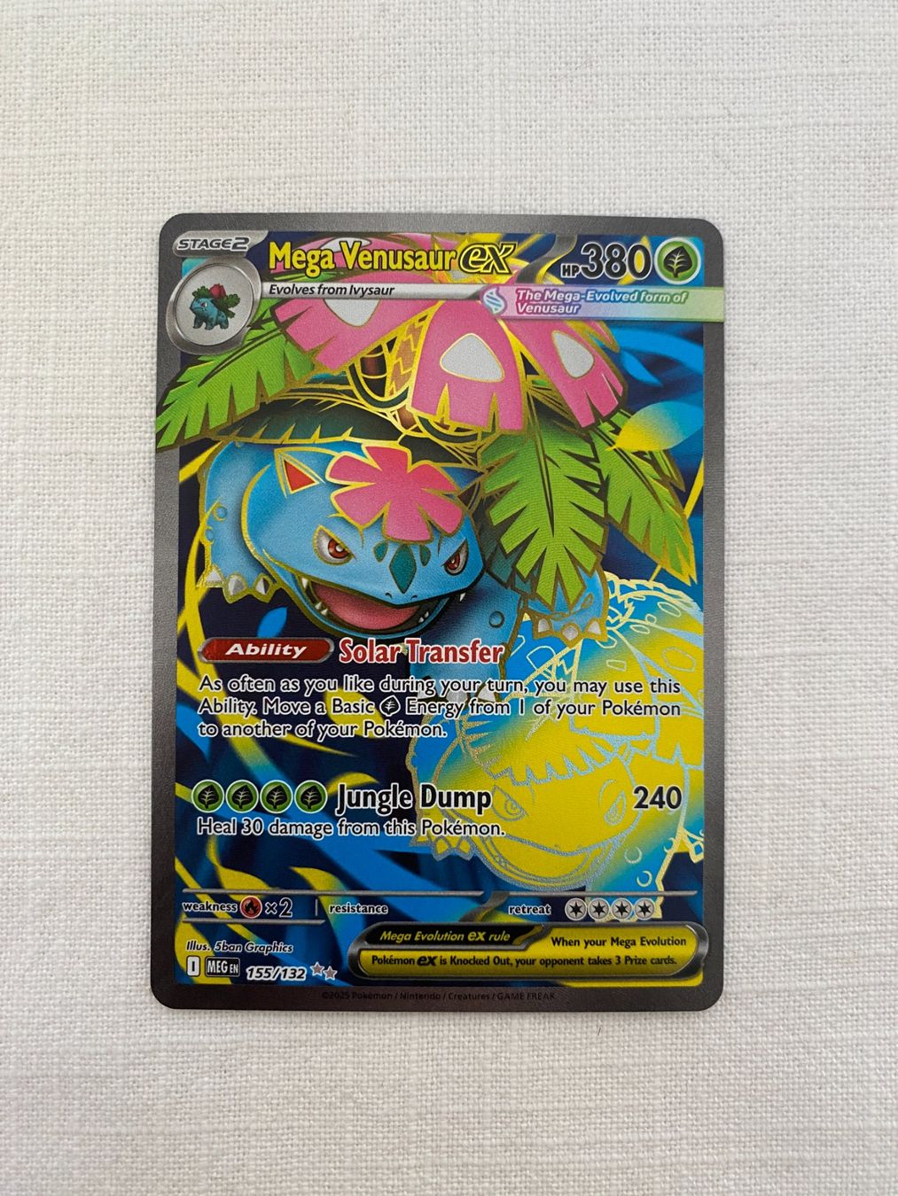 Pokémon Sammelbilder & Trading cards: Pokemon / Mega Evolution MEG / Mega Venusaur ex 155/132 EN – Neu (gemäss Beschreibung) aus Rottenschwil von Sigma_Freud 2
