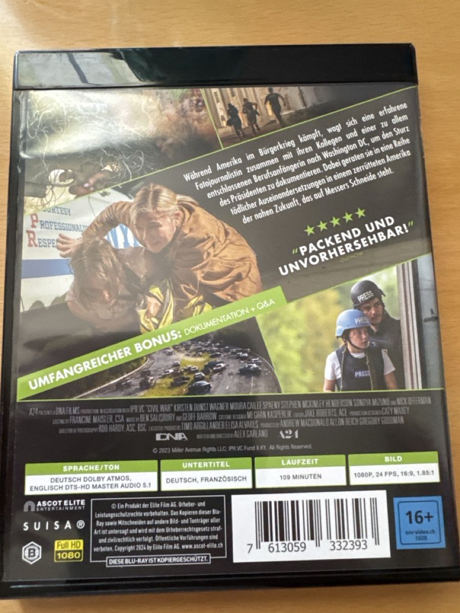Tutti i DVDs: Civil War – Usato da Brunnadern venduto da Nanuk60 1