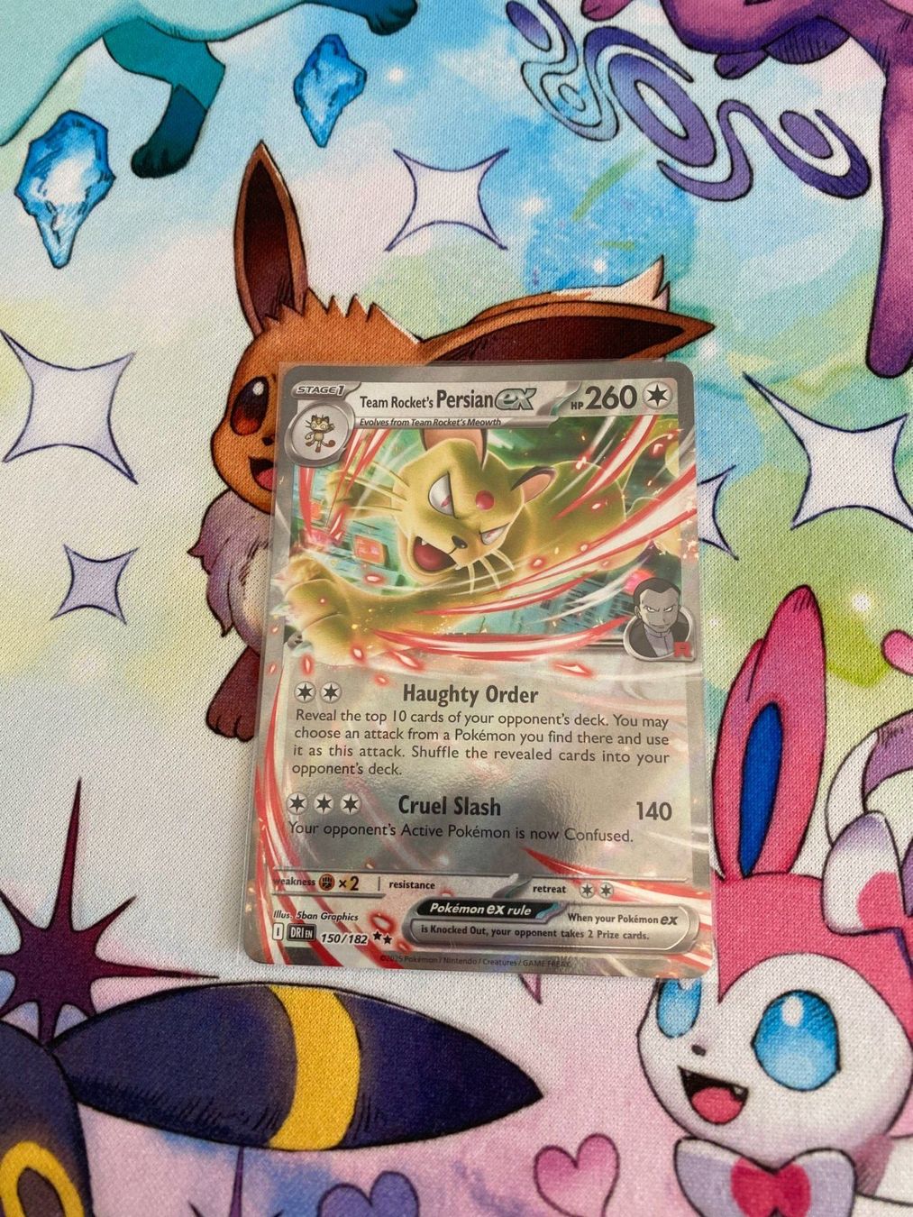 Pokémon Carte collezionabili: Pokemon Team Rockets Persian ex 150/182 DRI – Usato da Grindelwald venduto da TSG-G-Town