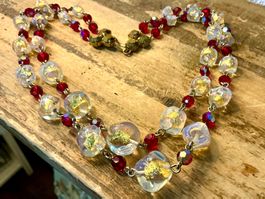 JUGENDSTIL COLLIER GABLONZ BÖHMEN UM 1900, TRAUMSTÜCK