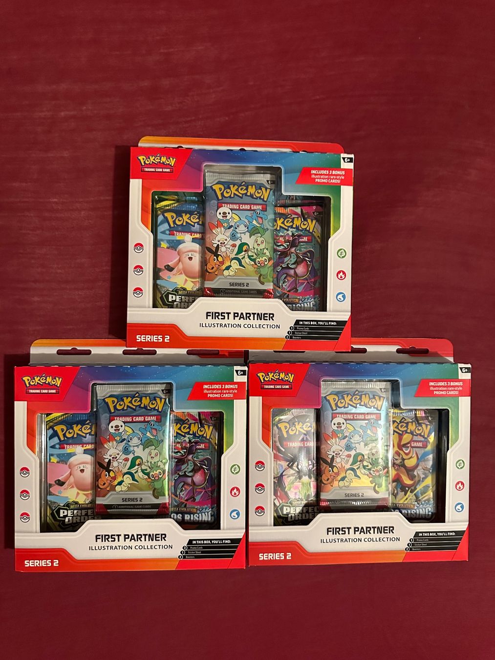 Pokémon Carte collezionabili: Lot 3 Coffrets Pokémon First Partner Illustration Collection – Nuovo e nell'imballaggio originale da Veytaux venduto da FlameShop