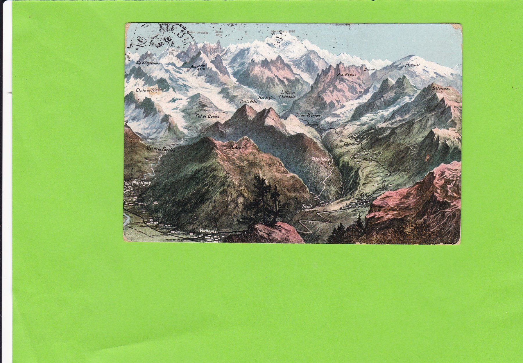 Ansichtskarten: Vernayez-Chamonix – Gebraucht aus St. Peterzell von neckertal