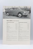 Alfa Romeo Sprint 1300 1964 Prospektblatt