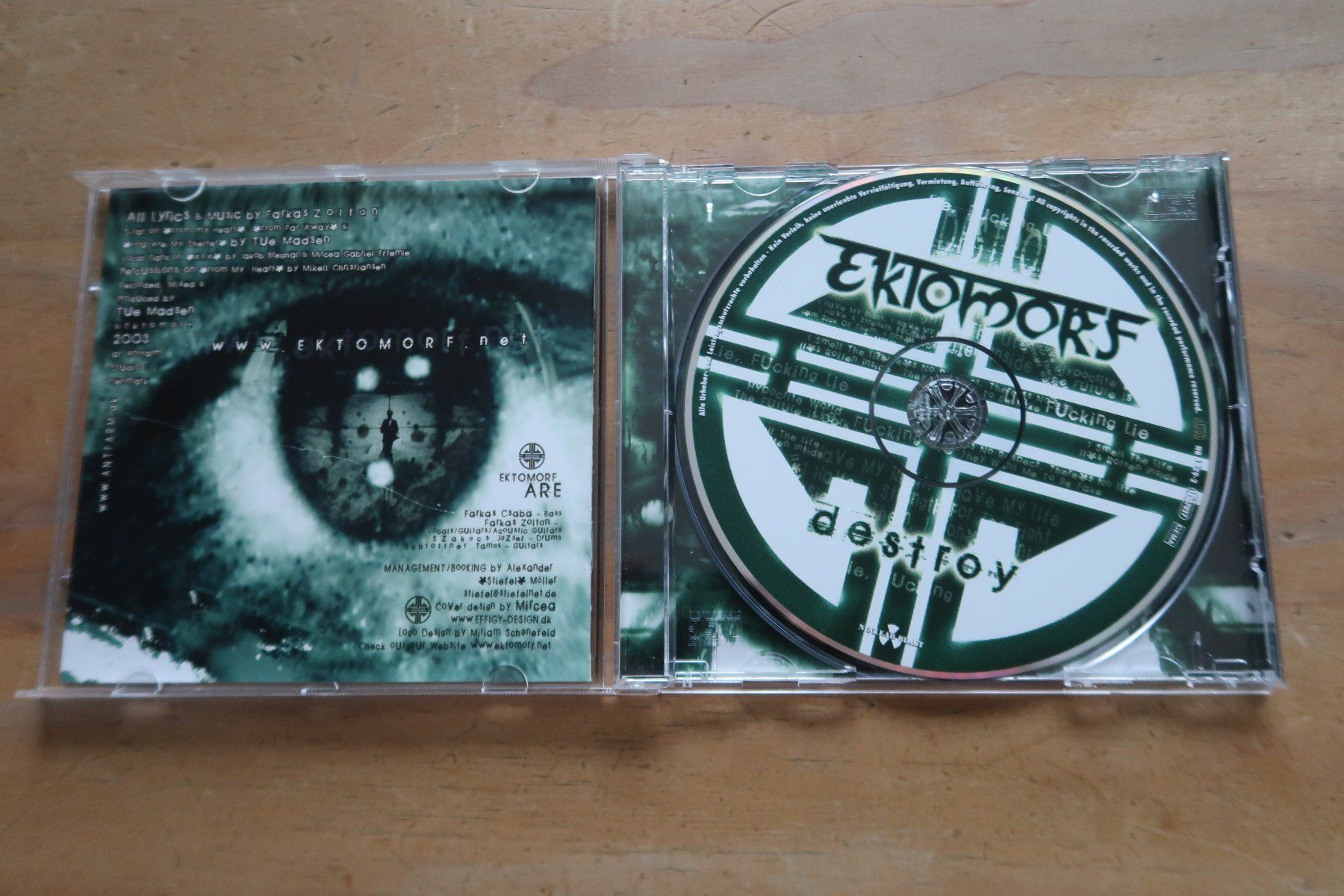 CD: EKTOMORF - DESTROY  - CD – Usato da Basel venduto da Patiscat 3