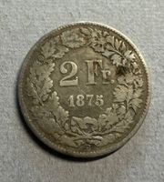 Silberner 2.- Jg. 1875 in schönem Zustand (145)