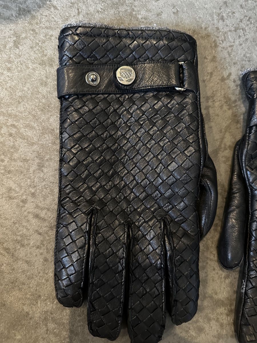 Navyboot Altri accessori da uomo: NAVYBOOT Men's Black Leather Woven Gloves – Usato da Niederlenz venduto da bul_m9x7 1