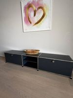 USM Haller Sideboard, Anthrazitgrau  200 x 35 x 39 cm
