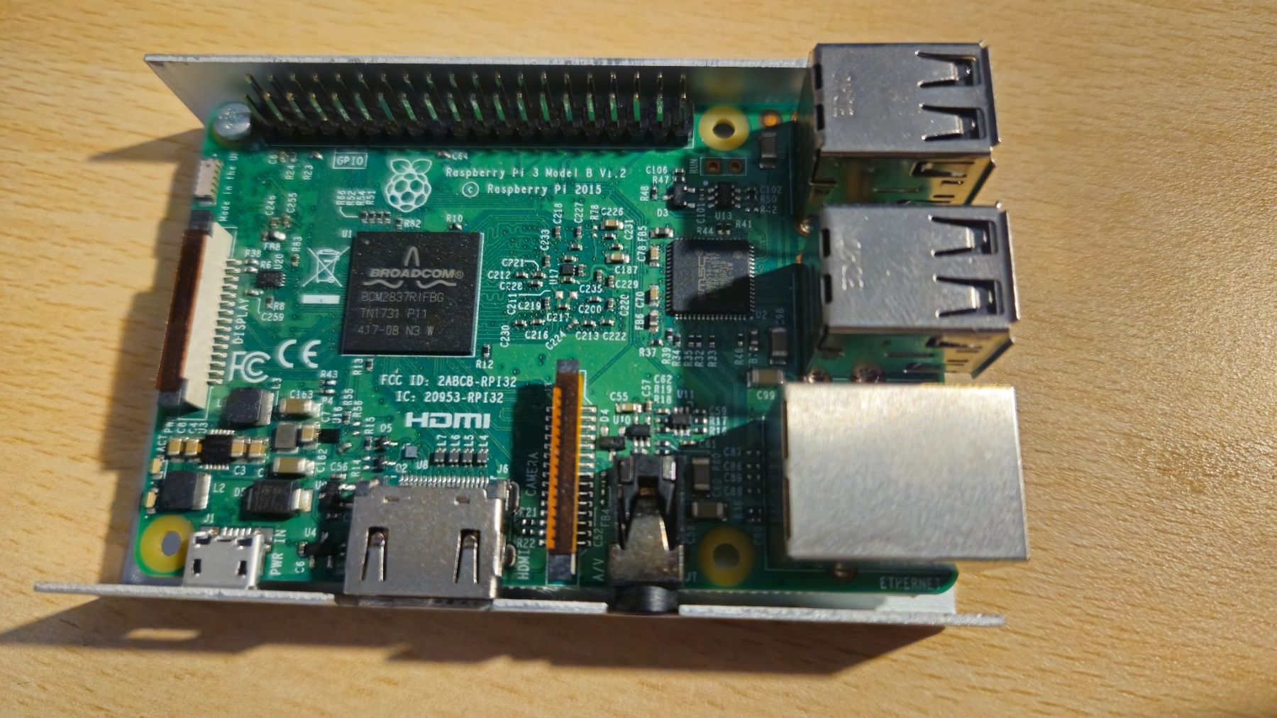 Raspberry Pi PC: Raspberry Pi 3 Model B V1.2 – Mini-PC mit Metallgehäuse – Usato da Taverne venduto da farafina72 1