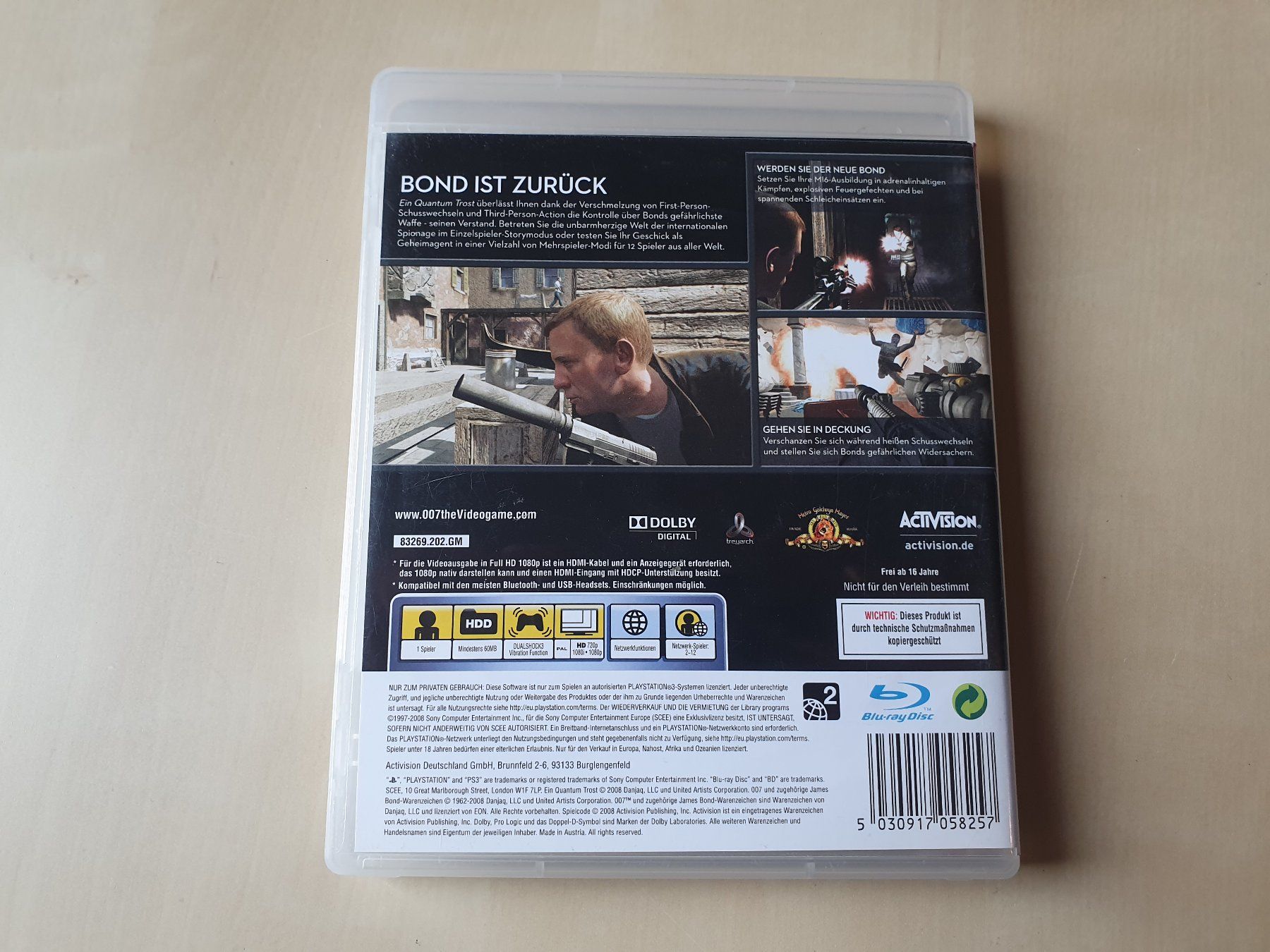 Sony Spiele: 007 ein Quantum Trost – Gebraucht aus Stansstad von collectorsshop 1