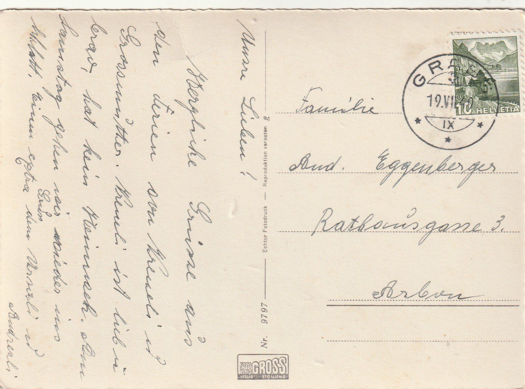 Cartes postales: Grabs – D'occasion à Rorschacherberg par fratovi2 1