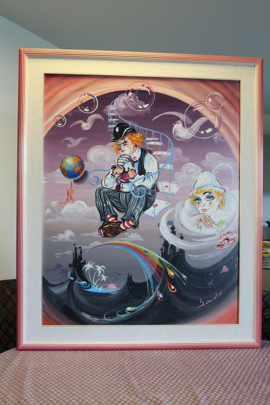 Poster & Bilder: Clown auf Himmelleiter – Gebraucht aus Romanshorn von gel_b9nh 1