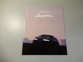Toyota Supra Broschüre mit technischen Daten und Bildern