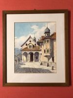 Original Aquarell Bild von Elisabeth Heimgartner sehr Schön