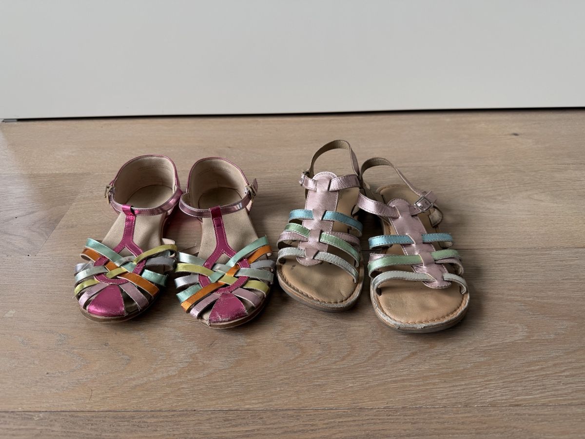 Schuhe für Mädchen: Sandals size 36 multi-colour used – Gebraucht aus Wettswil von pop_qw58