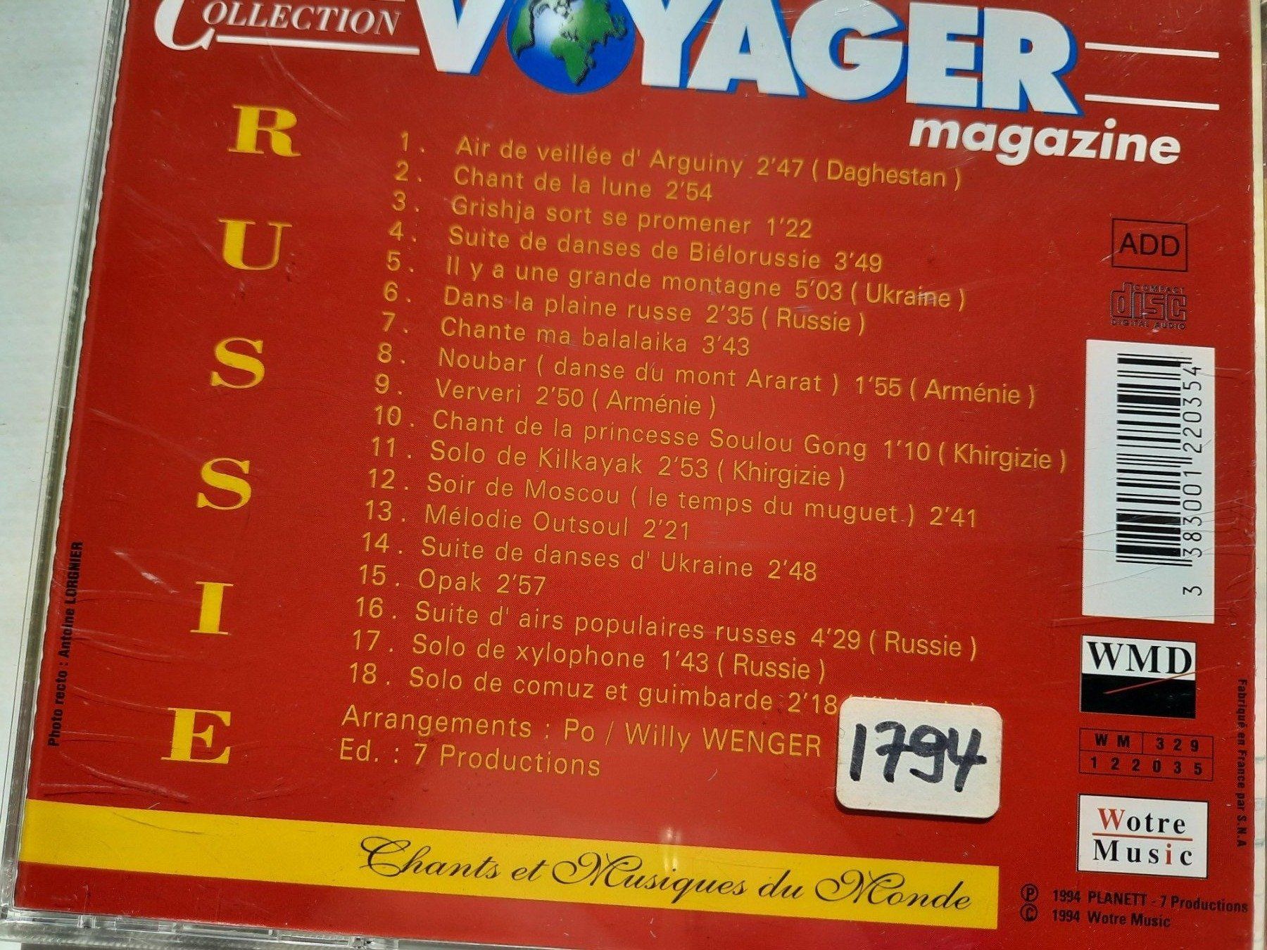 CDs: CD Collection voyager - Russie – D'occasion à Pully par bro_n52j 2