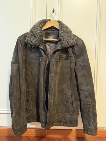 Veste aviateur neuve en cuir taille L environ
