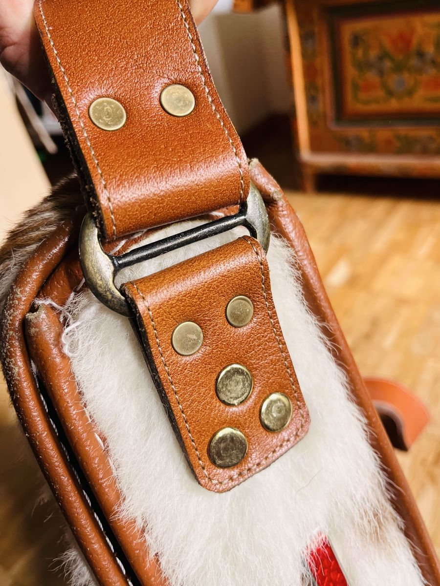 Taschen: Ledertasche mit Fell Schulthek Spezialfassung – Gebraucht aus meilen von mer_2qj9 4