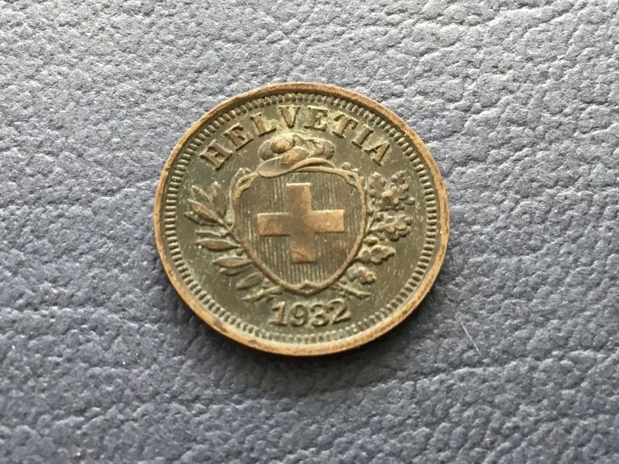 Tutti le monete: 1 Rappen 1932 – Usato da St. Margrethen SG venduto da alfapeugeot10 1