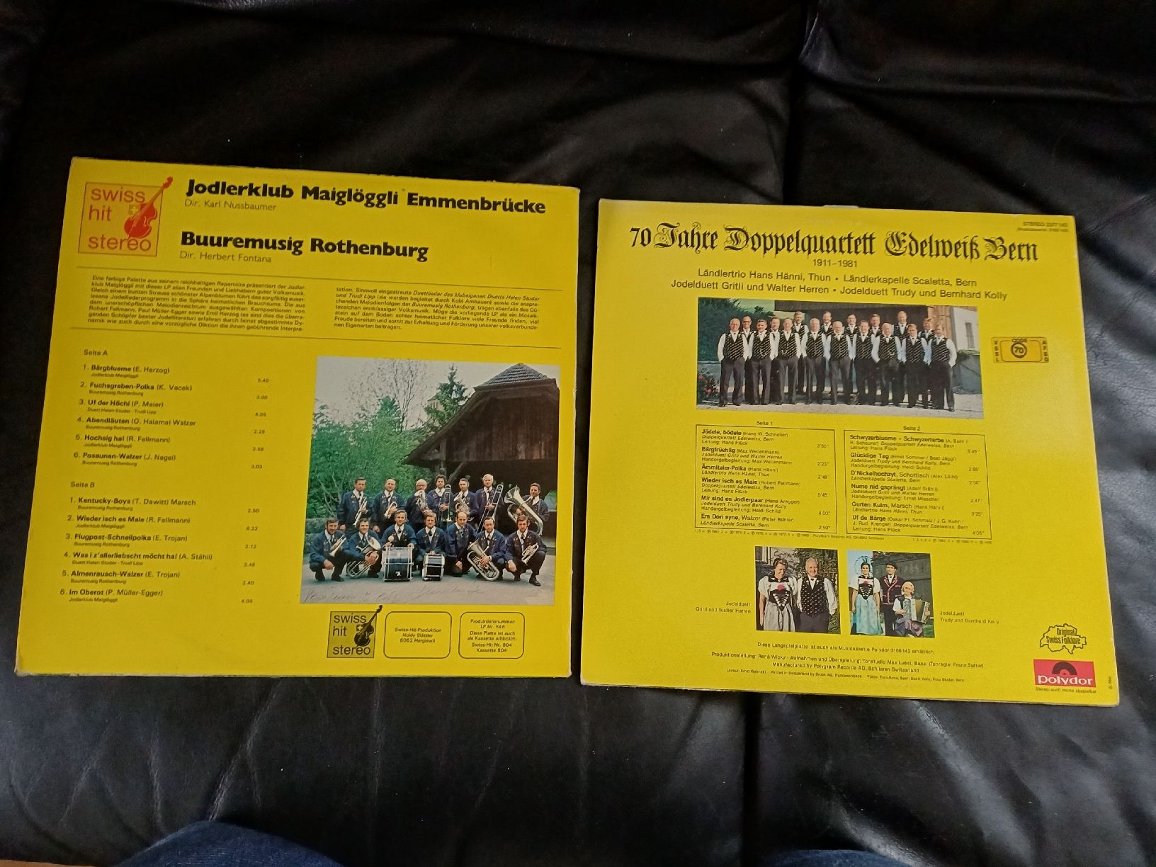Dischi in vinile: Schallplatten-Sammlung Schweizer Jodelchöre, Folklore 8St. – Usato da Ebersecken venduto da Napf08 8