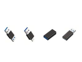 USB-A 4 Adapter Set1 für USB-A & USB-C Kombinationen