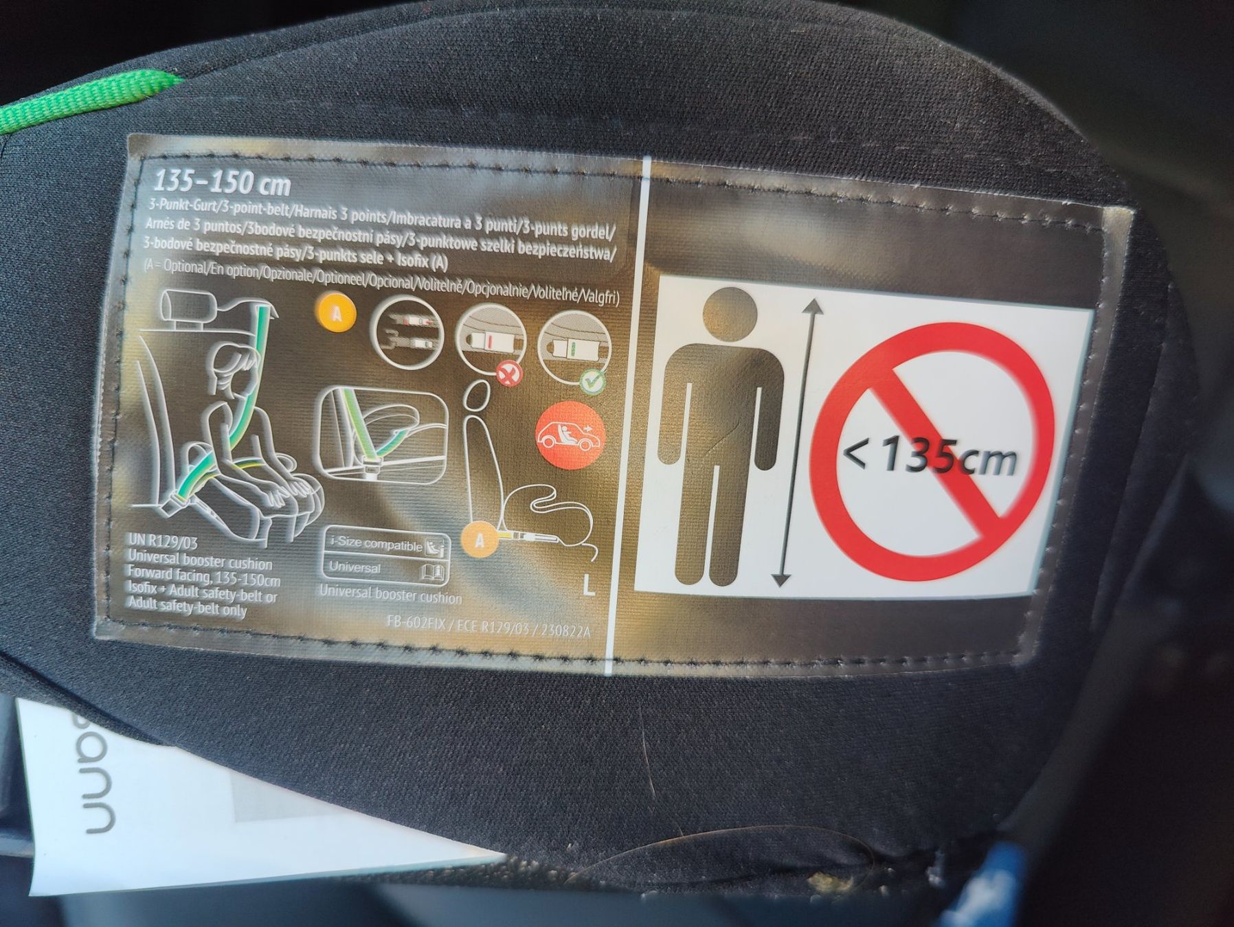 Osann Seggiolini per auto: Osann Boost seat - einmalig benutzt – Nuovo (secondo la descrizione) da Bern venduto da and_6fcb 4