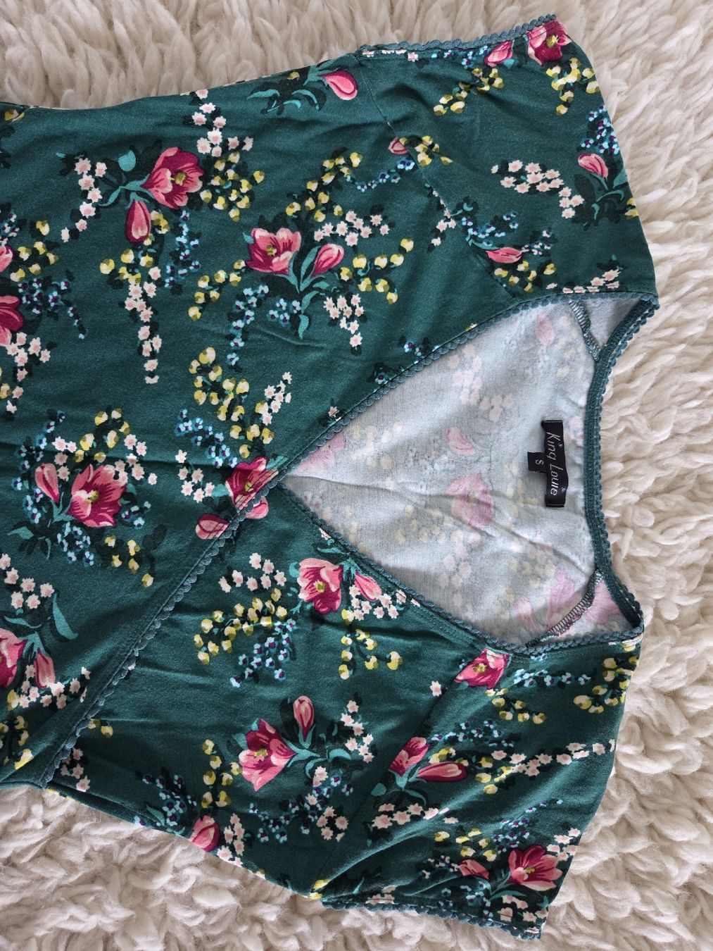 King Louie Vestiti: Sommerkleid King Louie Grosse S – Usato da Walchwil venduto da Petulas 1