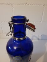 Hopfen Flasche blau Bügelverschluss Deko Vintage 2 Liter