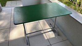 Gartentisch, Metall, 75 x 120 cm