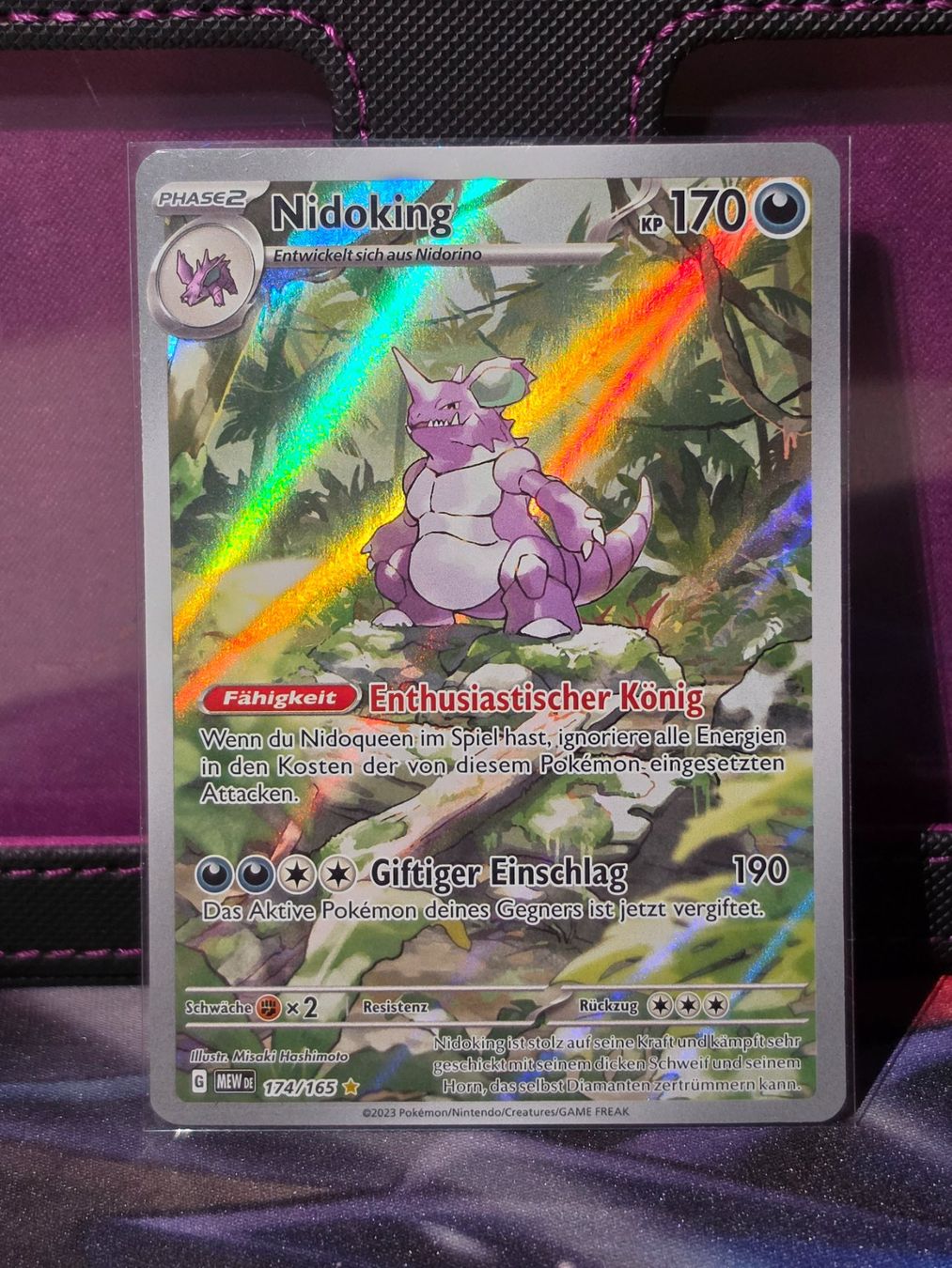 Pokémon Cartes à collectionner: Nidoking 174 – D'occasion à Binningen par oscark77