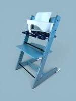 Stokke® Tripp Trapp inkl. Babyset & Kissen / Aqua Blue